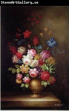 unknow artist Floral, beautiful classical still life of flowers.100